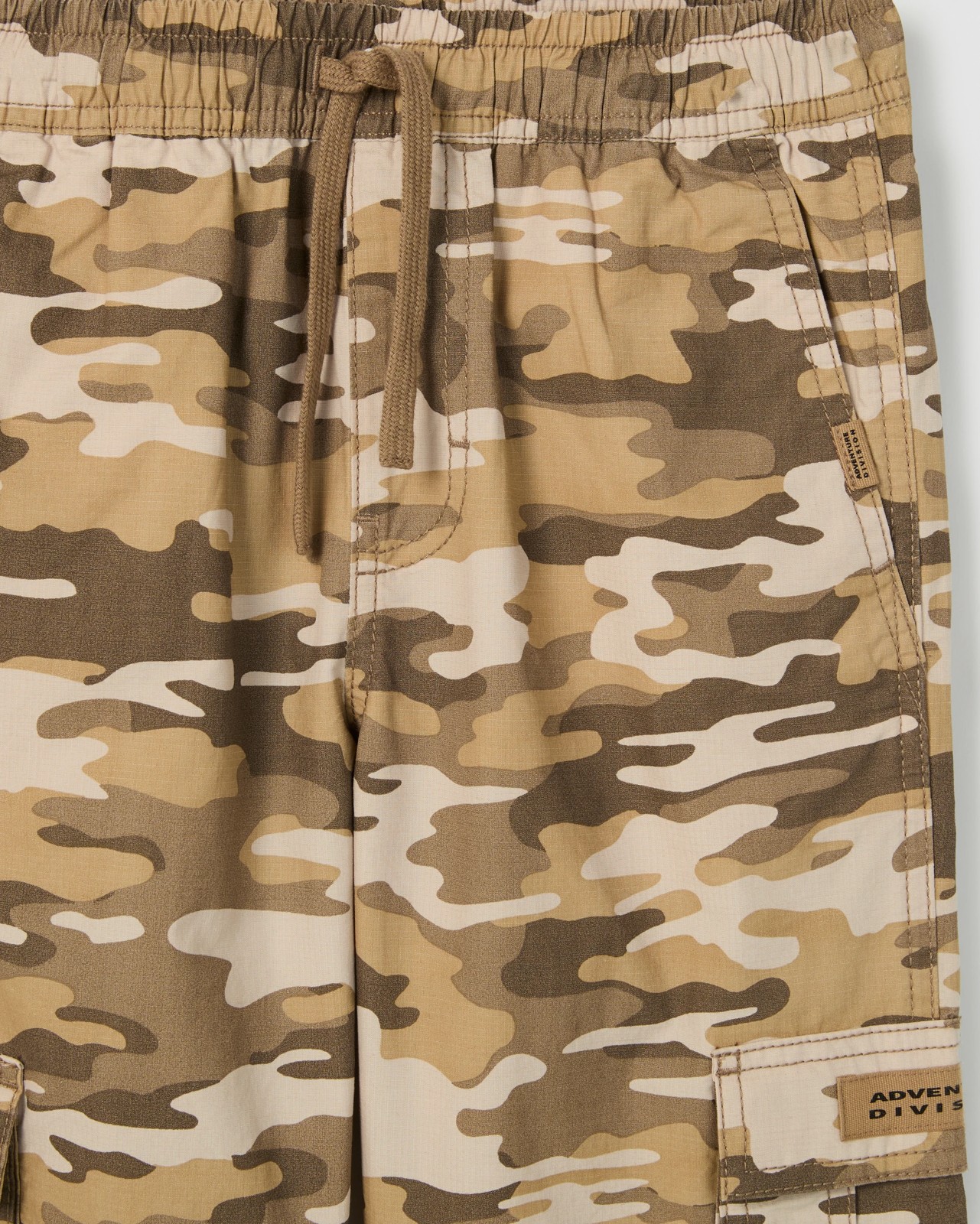 Australian Cotton Elastic Waistband Cargo Pants 2 of 2