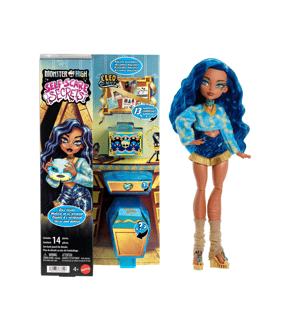 Monster High Self-Scare Secrets Cleo De Nile Fashion Doll With 13 Realistic Accessories