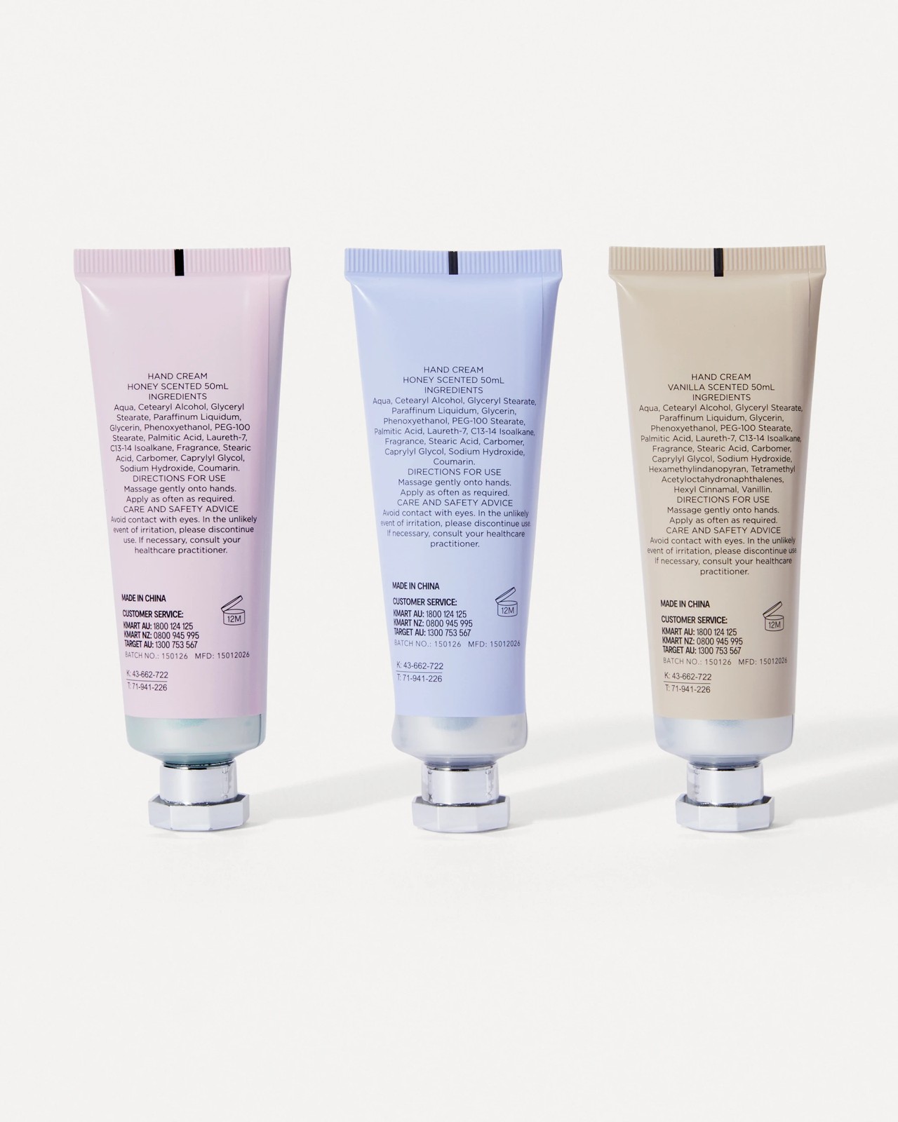 OXX Bodycare Hand Cream Trio - Honey and Vanilla Scented 2 of 5