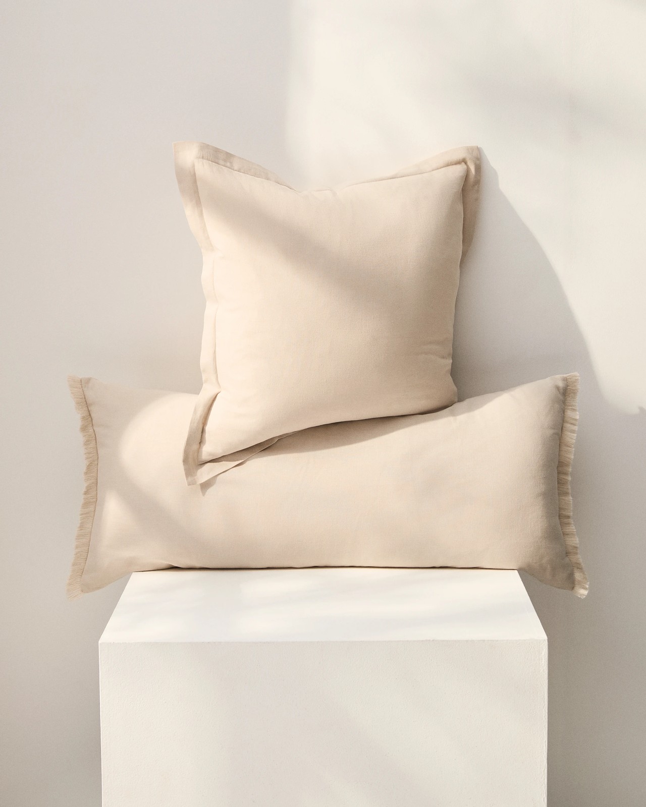Laynie Linen/Cotton Cushion - Pebble 3 of 3