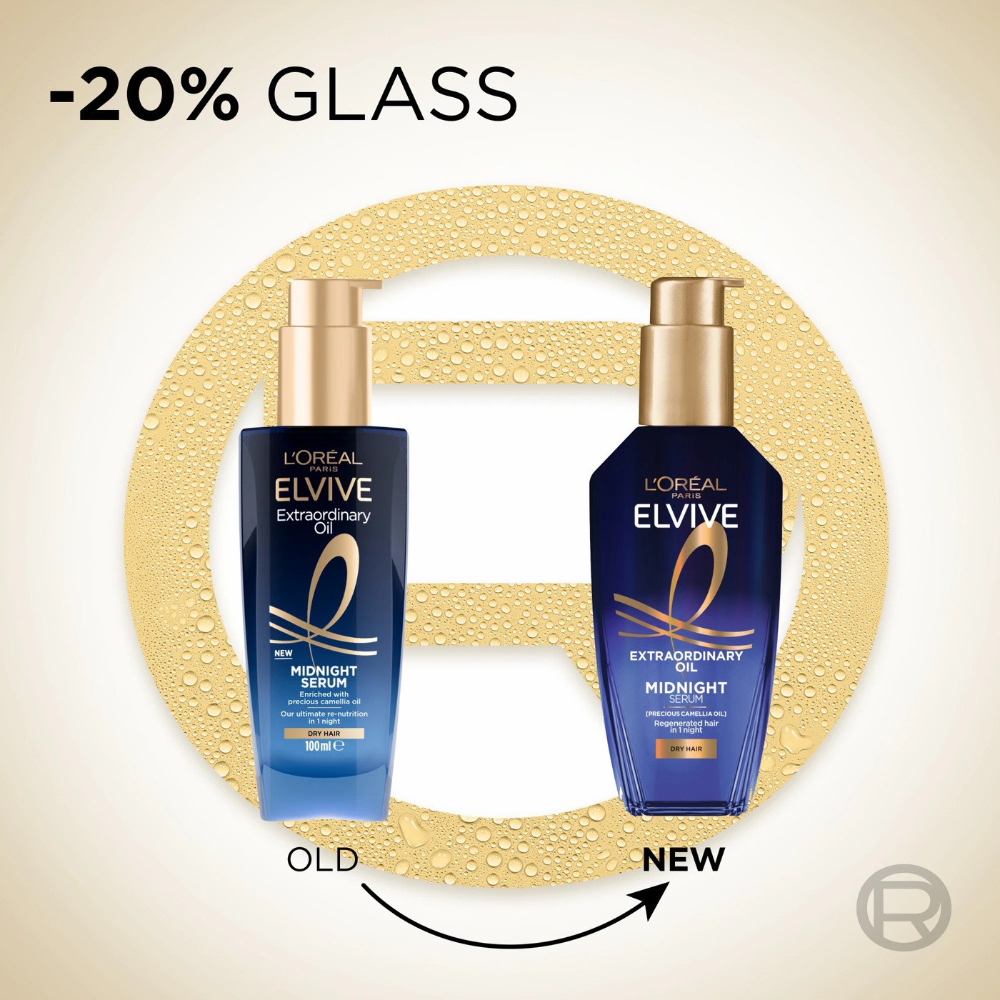 L'Oreal Paris Elvive Extraordinary Oil Midnight Serum100ml - Precious Camellia Oil 2 of 5