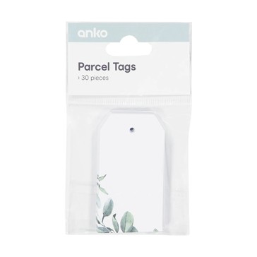Parcel Tags, 30 Piece - Anko