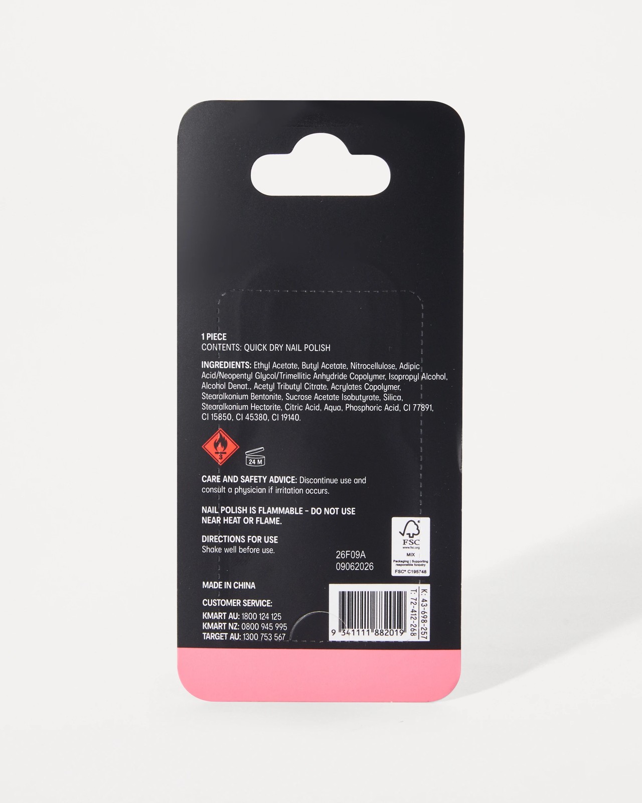 OXX Beauty Quick Dry Nail Polish - Candy Pink 6 of 6