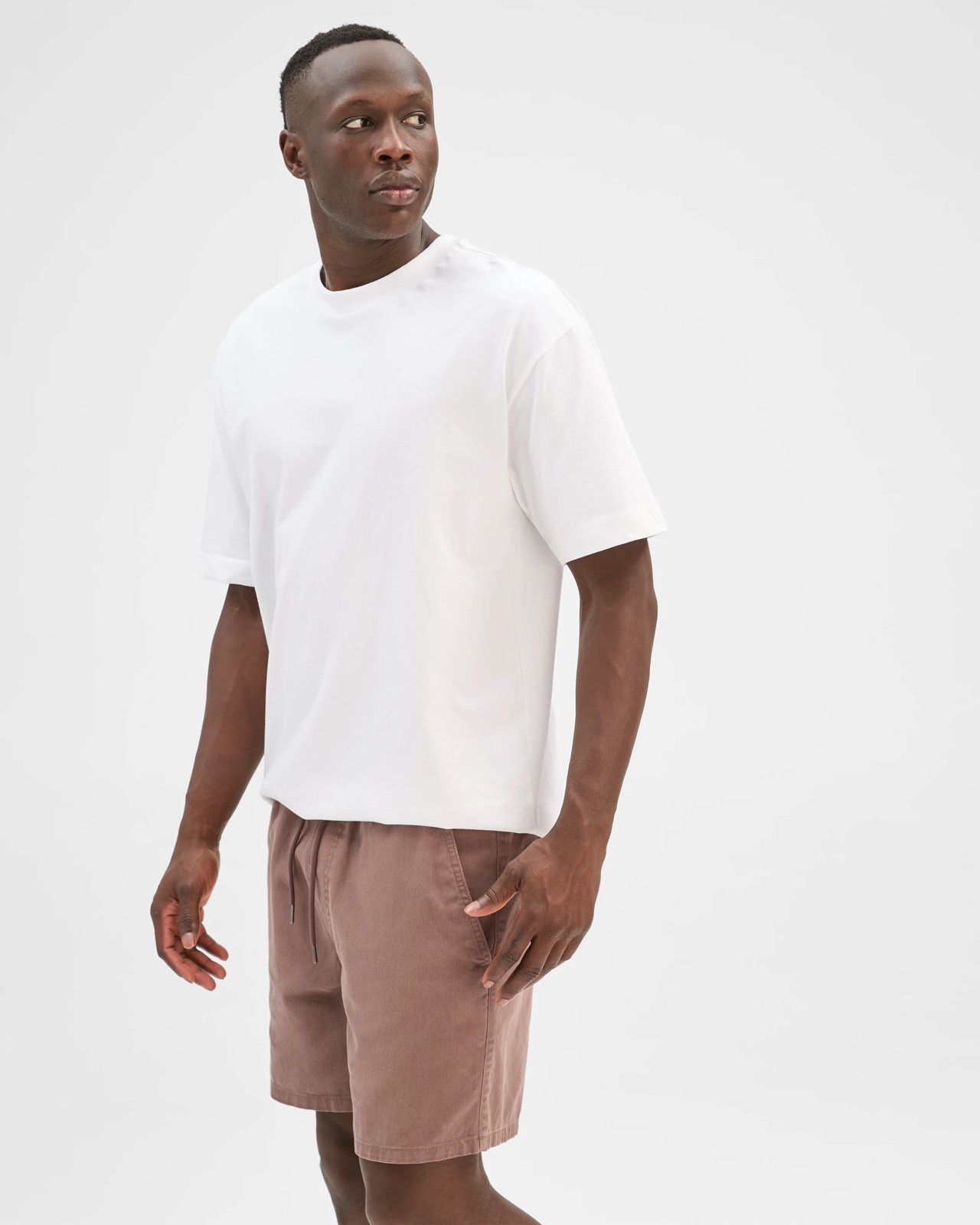 Commons Australian Cotton Twill Volley Shorts - Brown 4 of 6