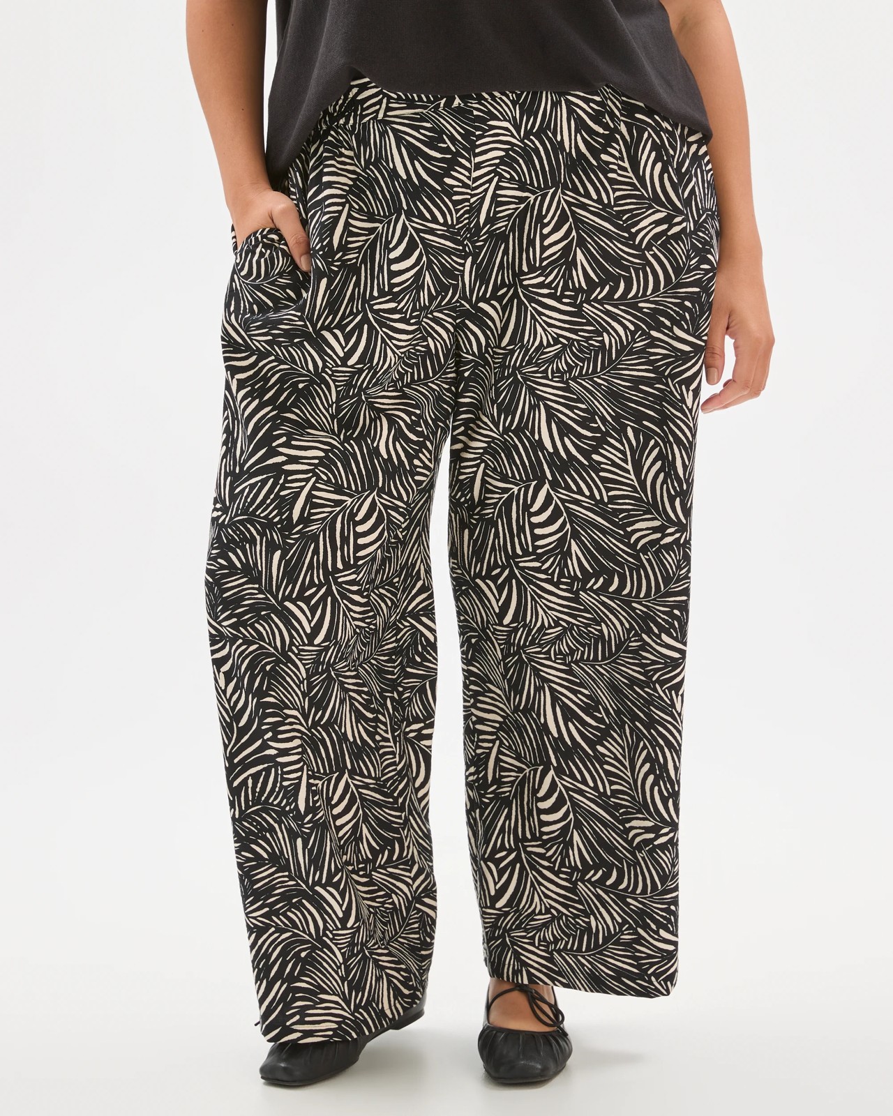 Plus Size Tie Front Pants 4 of 6