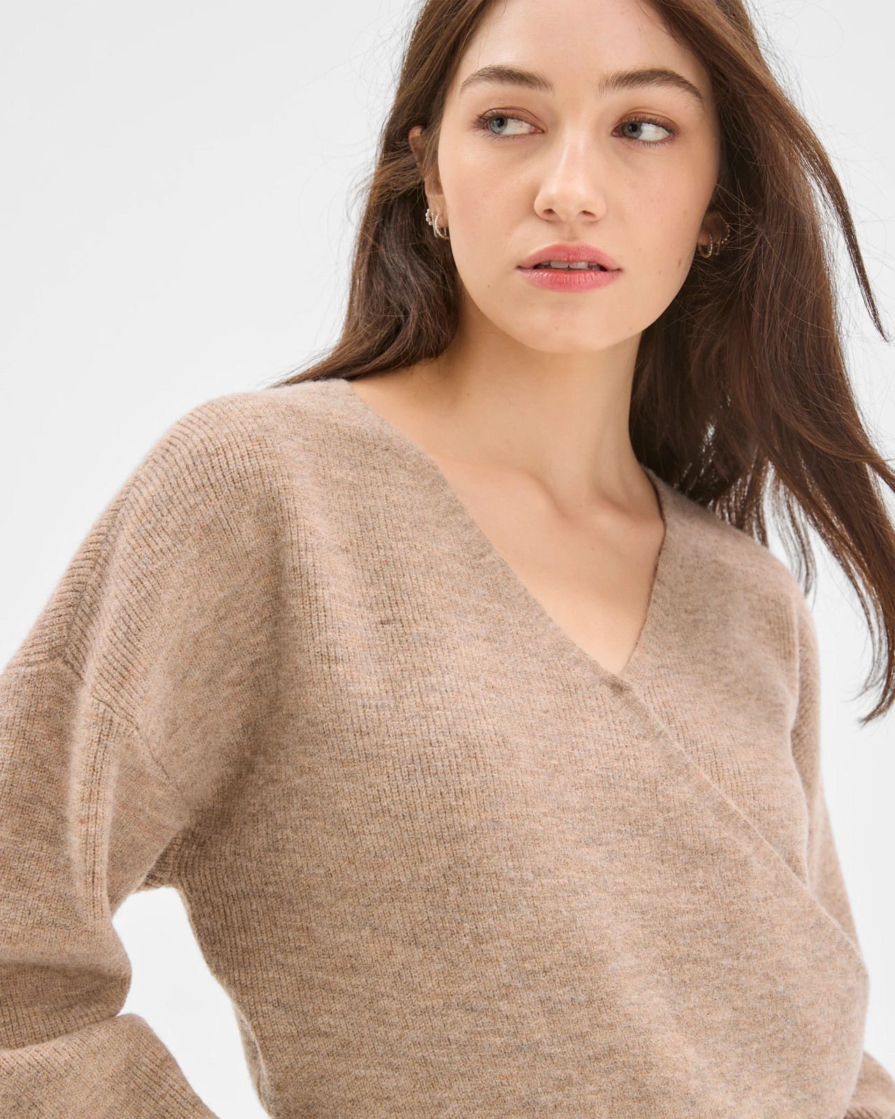 Lily Loves Wrap Jumper - Pine Nut Marle 5 of 6