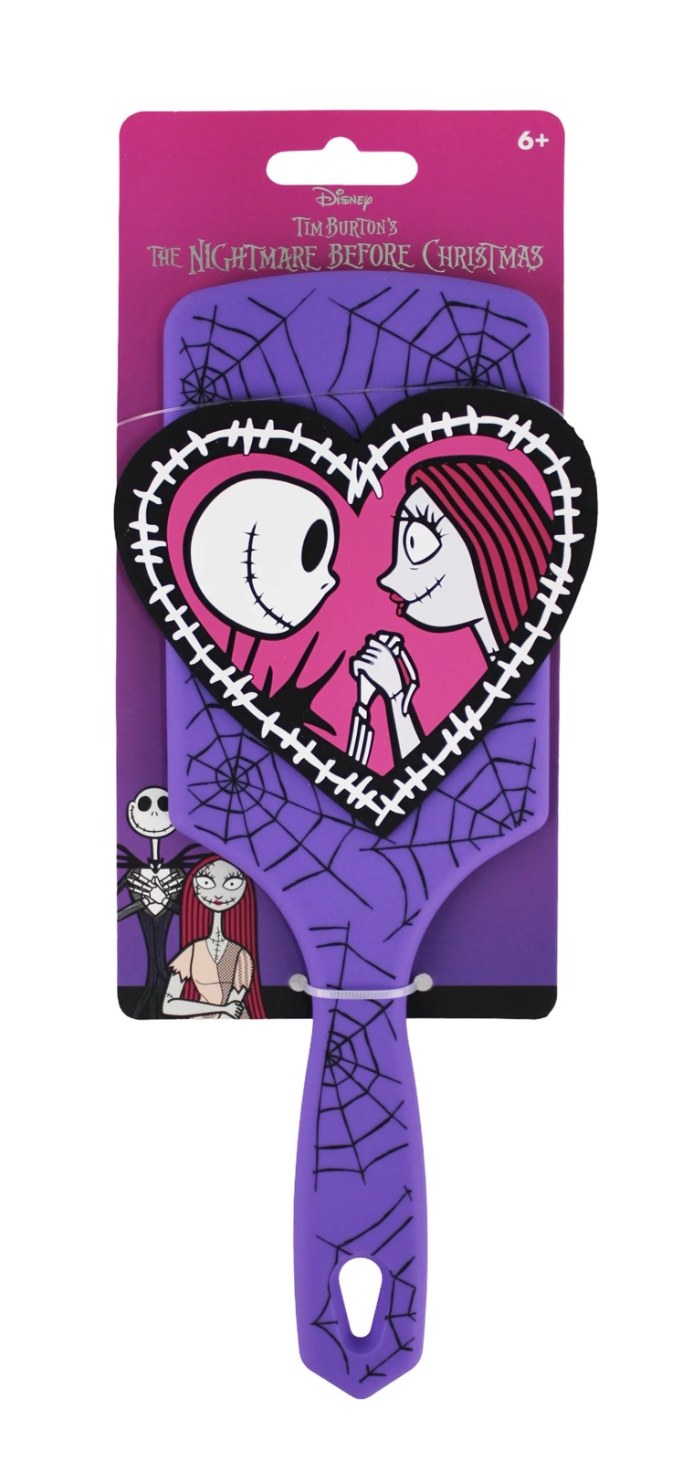 Disney Tim Burton's the Nightmare Before Christmas Hair Brush - Purple 2 of 4