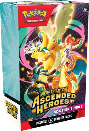 Pokemon TCG: Mega Evolution— Ascended Heroes Booster Bundle - Assorted