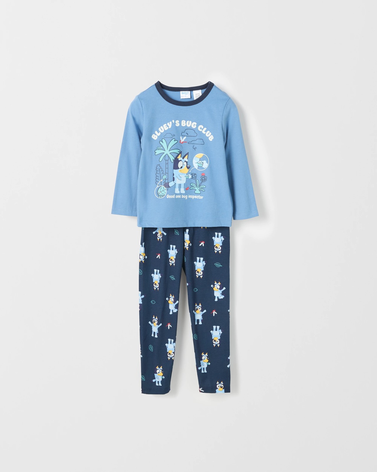 Bluey Australian Cotton 2 Pack Younger Boys Knit Pyjama Set 4 of 5