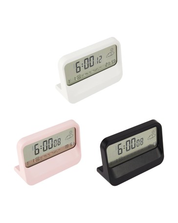 Anko Alarm Clock Transparent - Assorted
