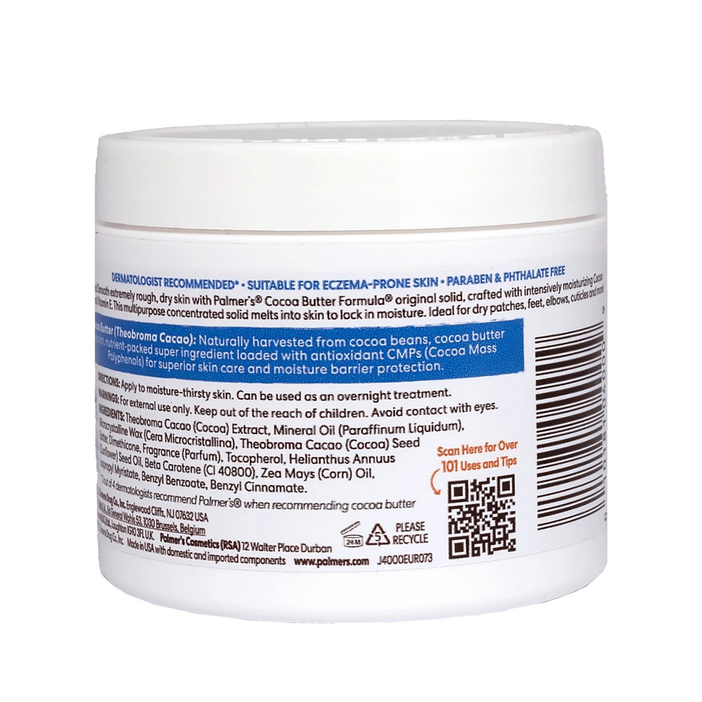 Palmer's Cocoa Butter Solid Formula Jar 100g - Vitamin E 2 of 4