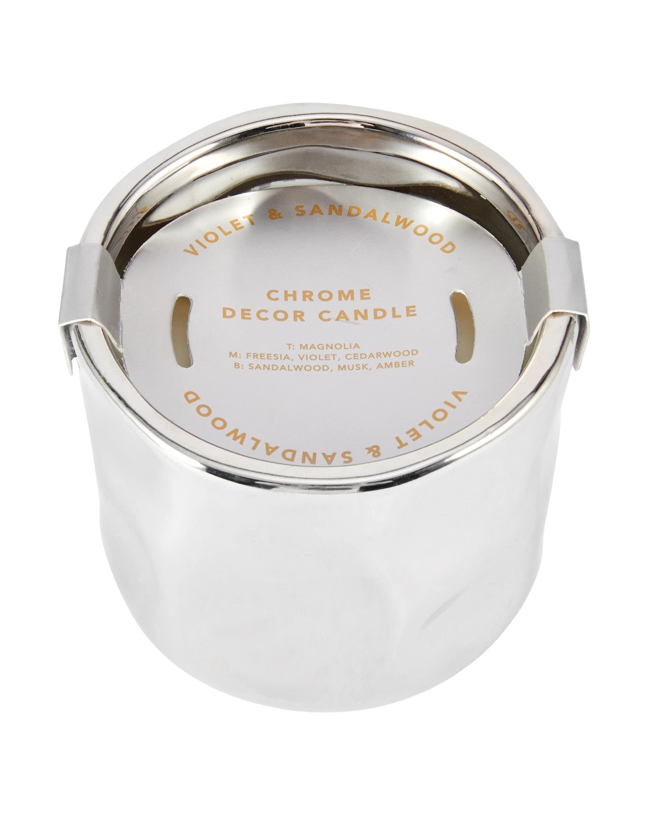Anko Chrome Decor Candle 4 of 5