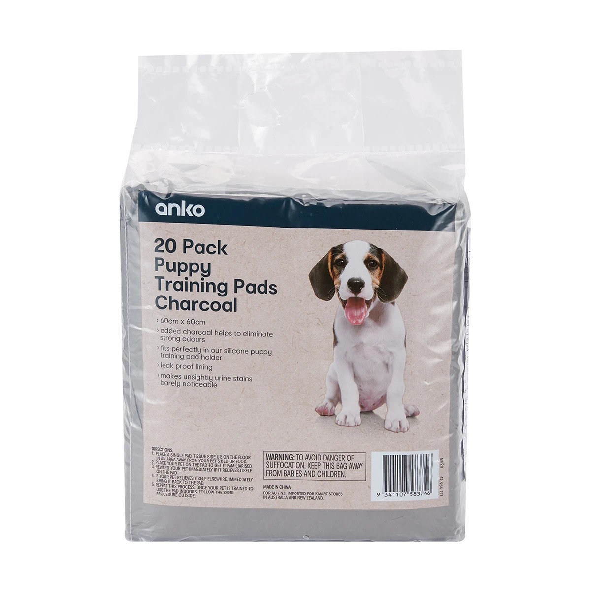 Charcoal Puppy Pad 20 Pack Anko Target Australia