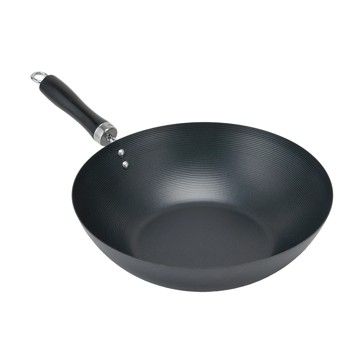 Steel Stir-Fry Wok, 30cm - Anko