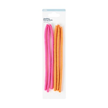 Jewellery Making Beads, Pink and Coral - Anko