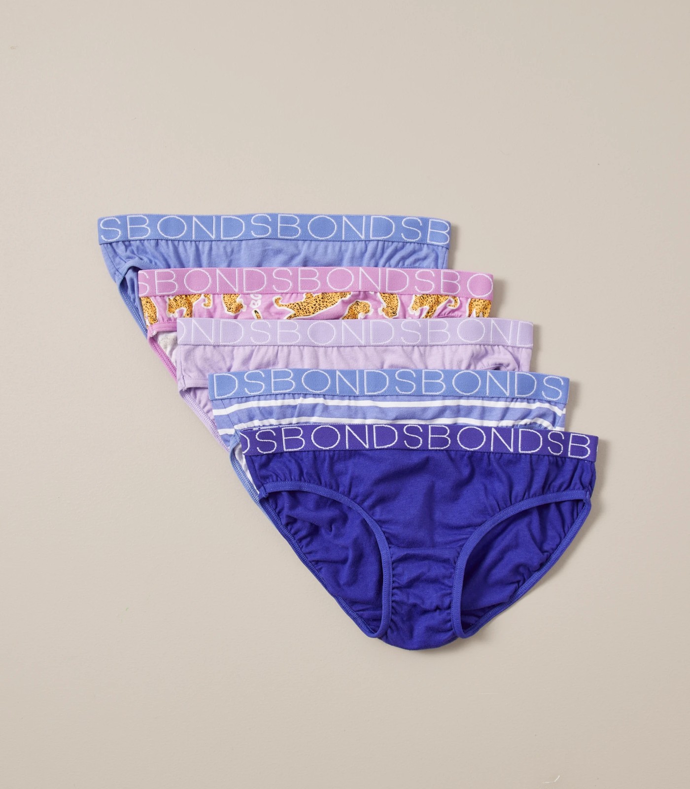 Bonds Girls Bikini 5 Pack, Girls Underwear