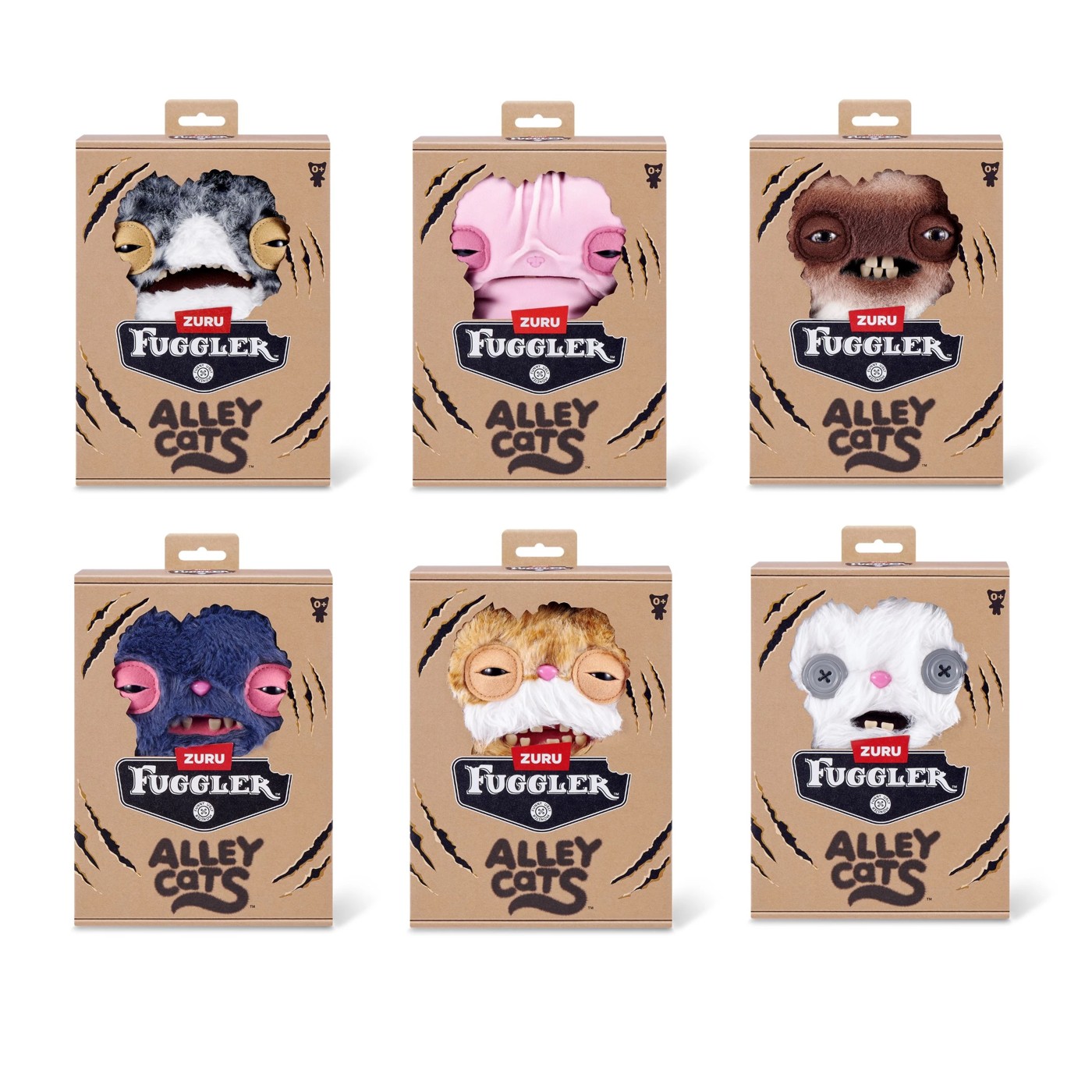 Fuggler Alley Cats Plush 9 in S1 - Assorted 2 of 4