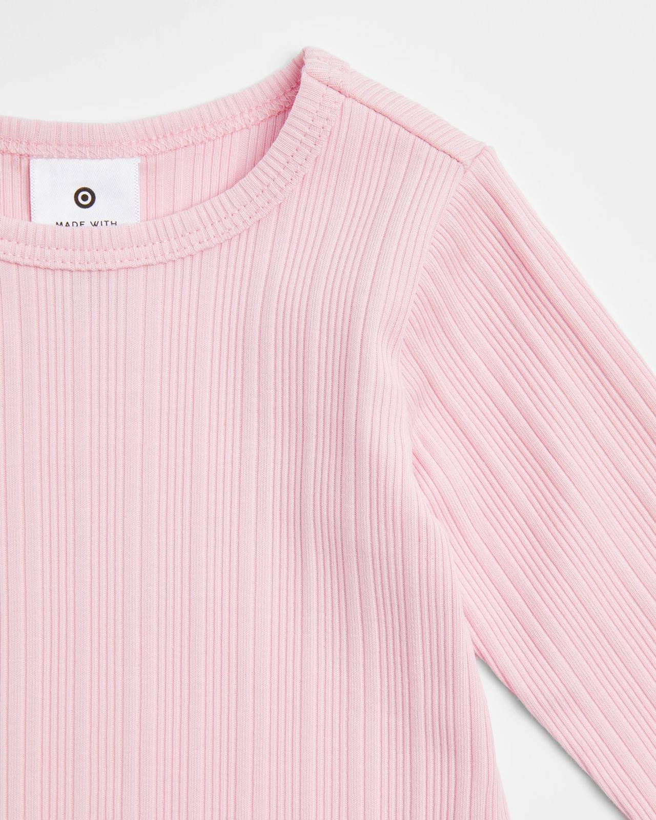 Baby Organic Cotton Rib Bodysuit 2 of 3