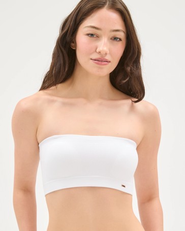 Lily Loves Rib Seamfree Bandeau Crop Top