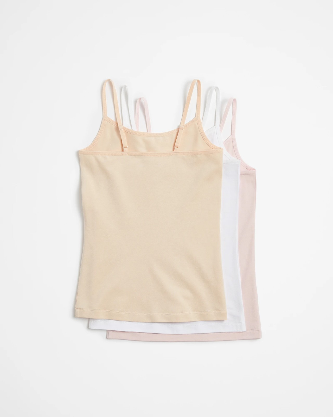 Girls Maxx Singlets 3 Pack - Pale Petal/White/Pink | Target Australia