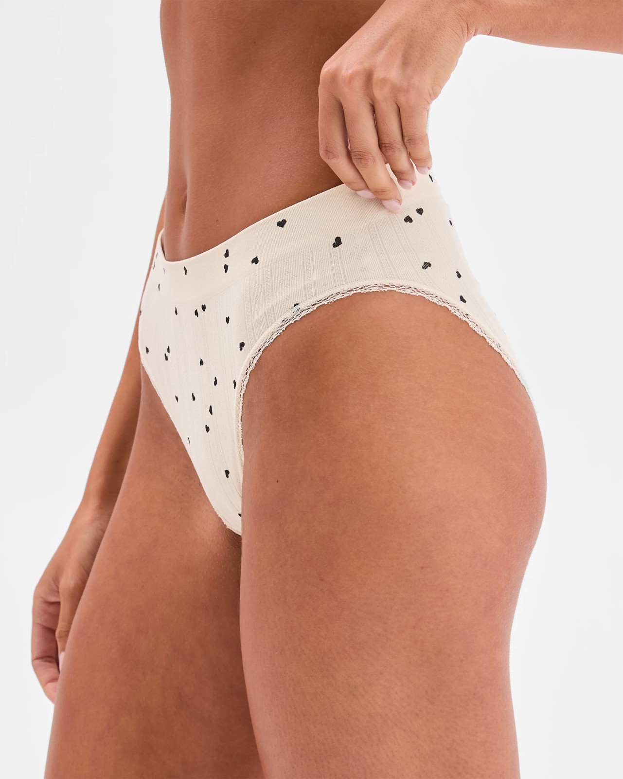 Lily Loves Pointelle High Waist Bikini Briefs 2 of 3