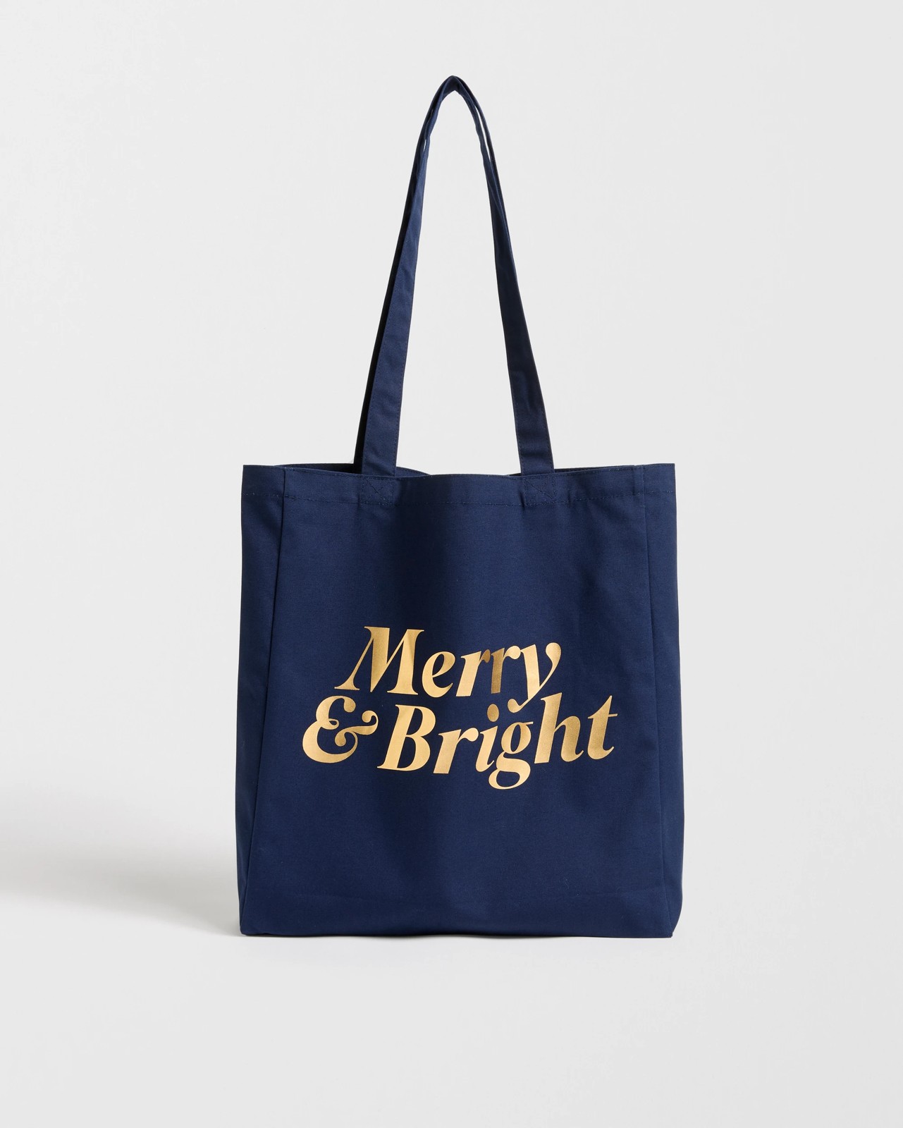 Cotton Merry & Bright Christmas Tote Bag 2 of 2