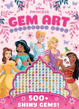 Disney Princess: Gem Art Colouring Book