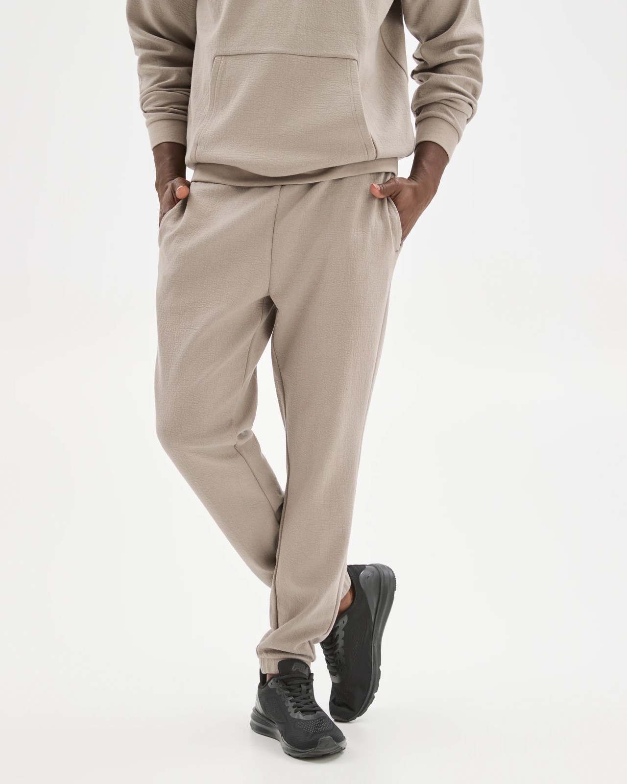 Active Textured Full Length Trackpants - Fog 2 of 5