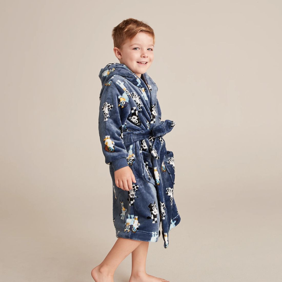 Kids Bluey Fleece Dressing Gown Target Australia