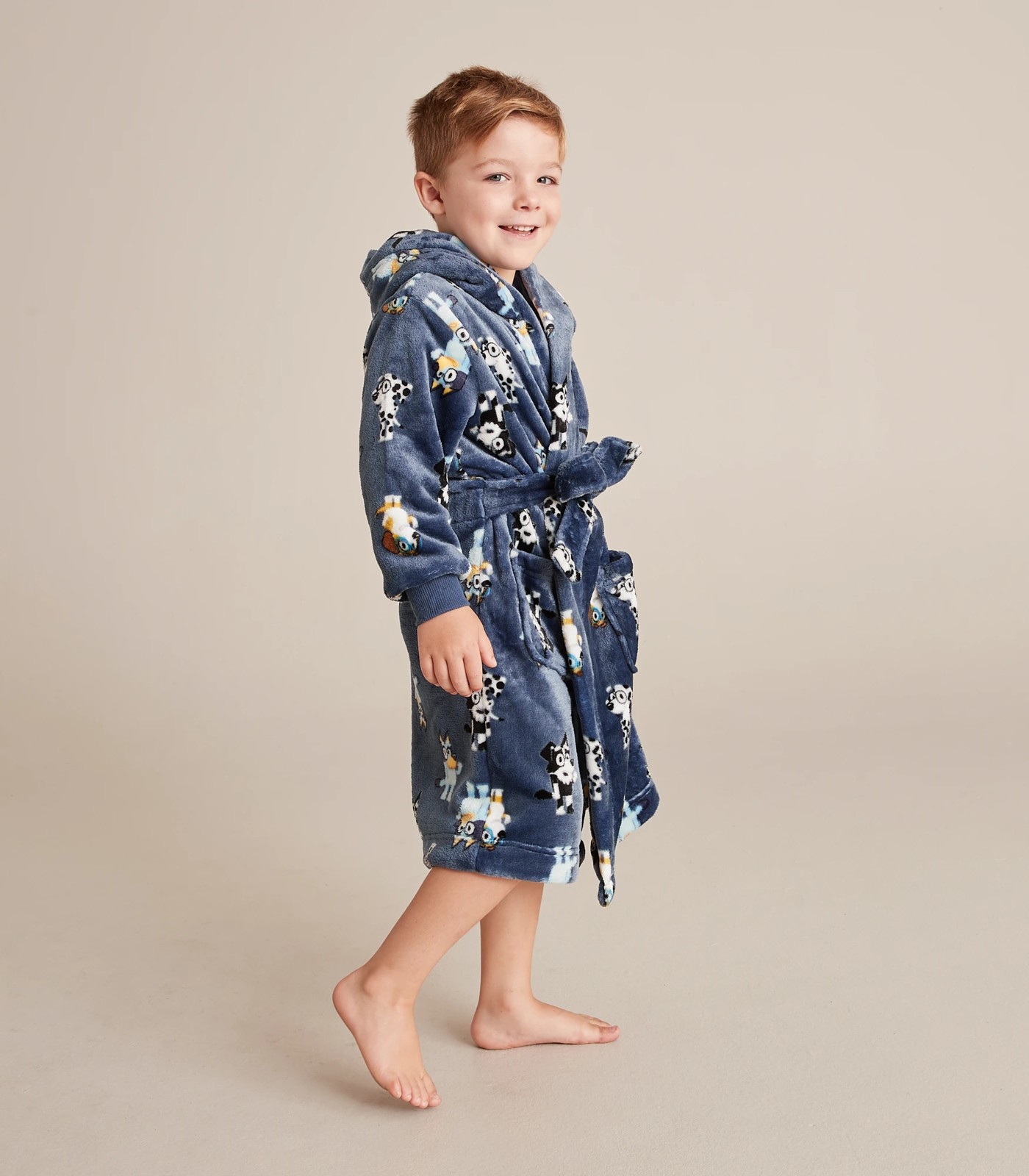 Kids Bluey Fleece Dressing Gown 2 of 5