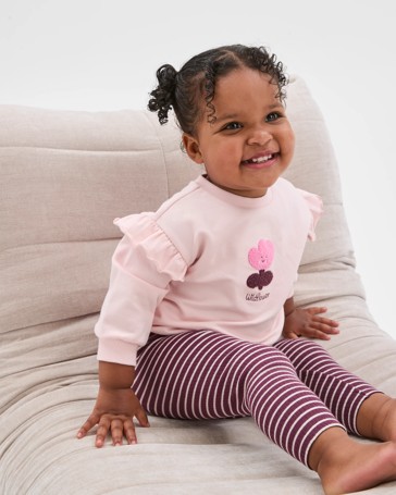 Baby Organic Cotton Jumper and Leggings 2 Piece Set
