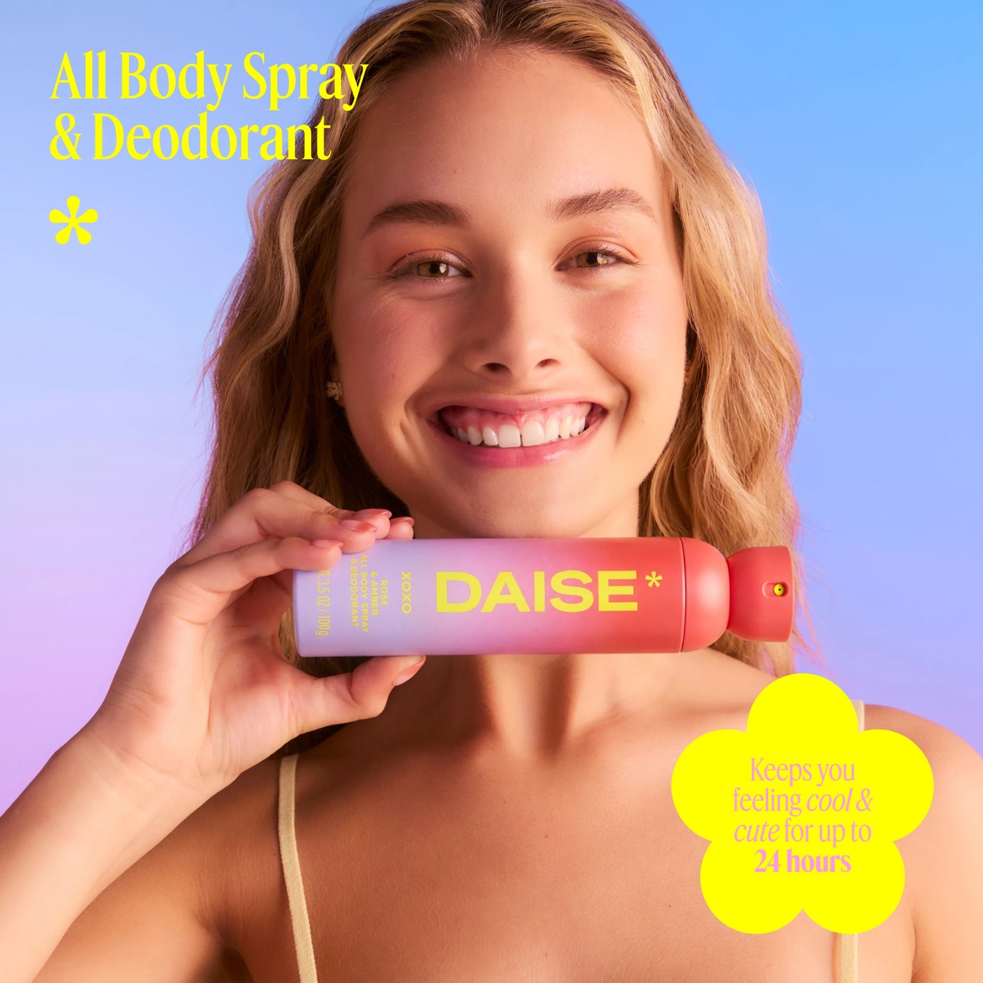 DAISE XOXO All Body Spray & Deodorant 120ml - Rose & Amber 3 of 5