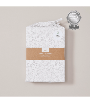 bub. Organic Cotton Fitted Cot Sheet