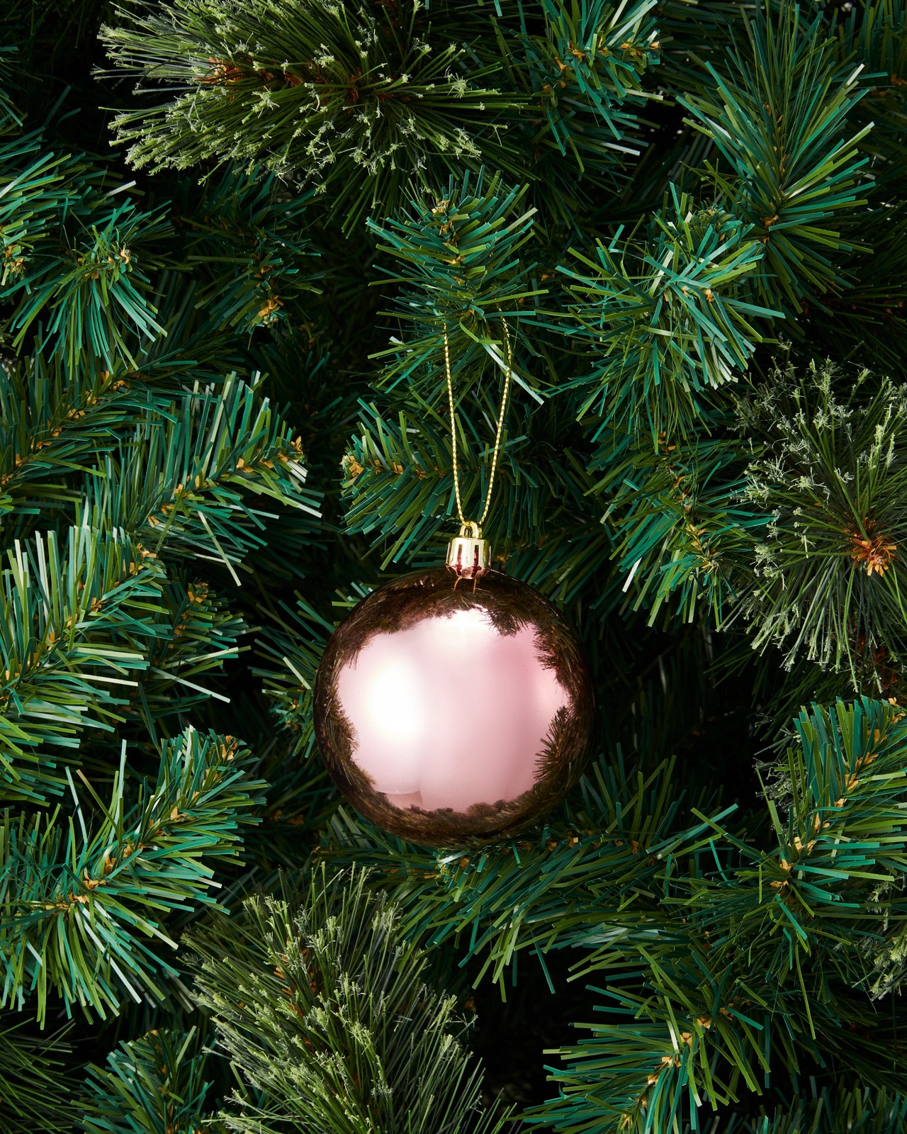 Anko 8 Pack 8cm Pink Baubles 4 of 5