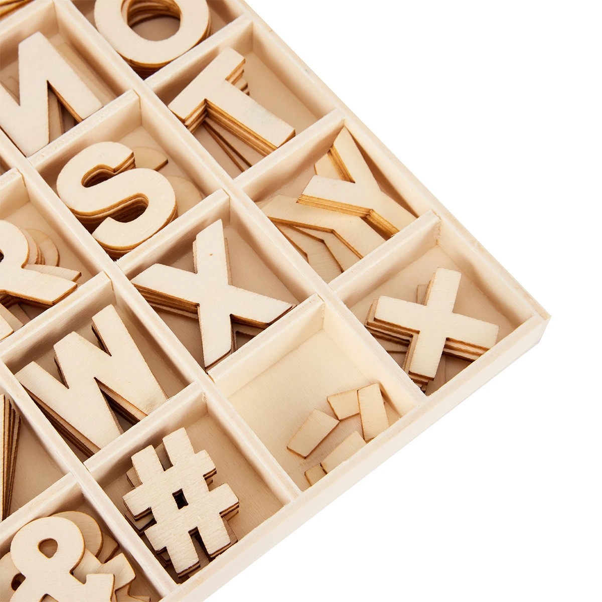 Wooden Alphabet Embellishments, 162 Pieces - Anko | Target Australia