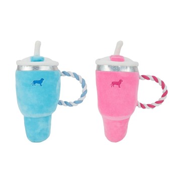 Pet Toy Plush Bottle, Assorted - Anko