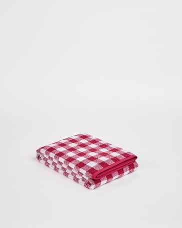 Georgie Aus Cotton Gingham Bath Towel