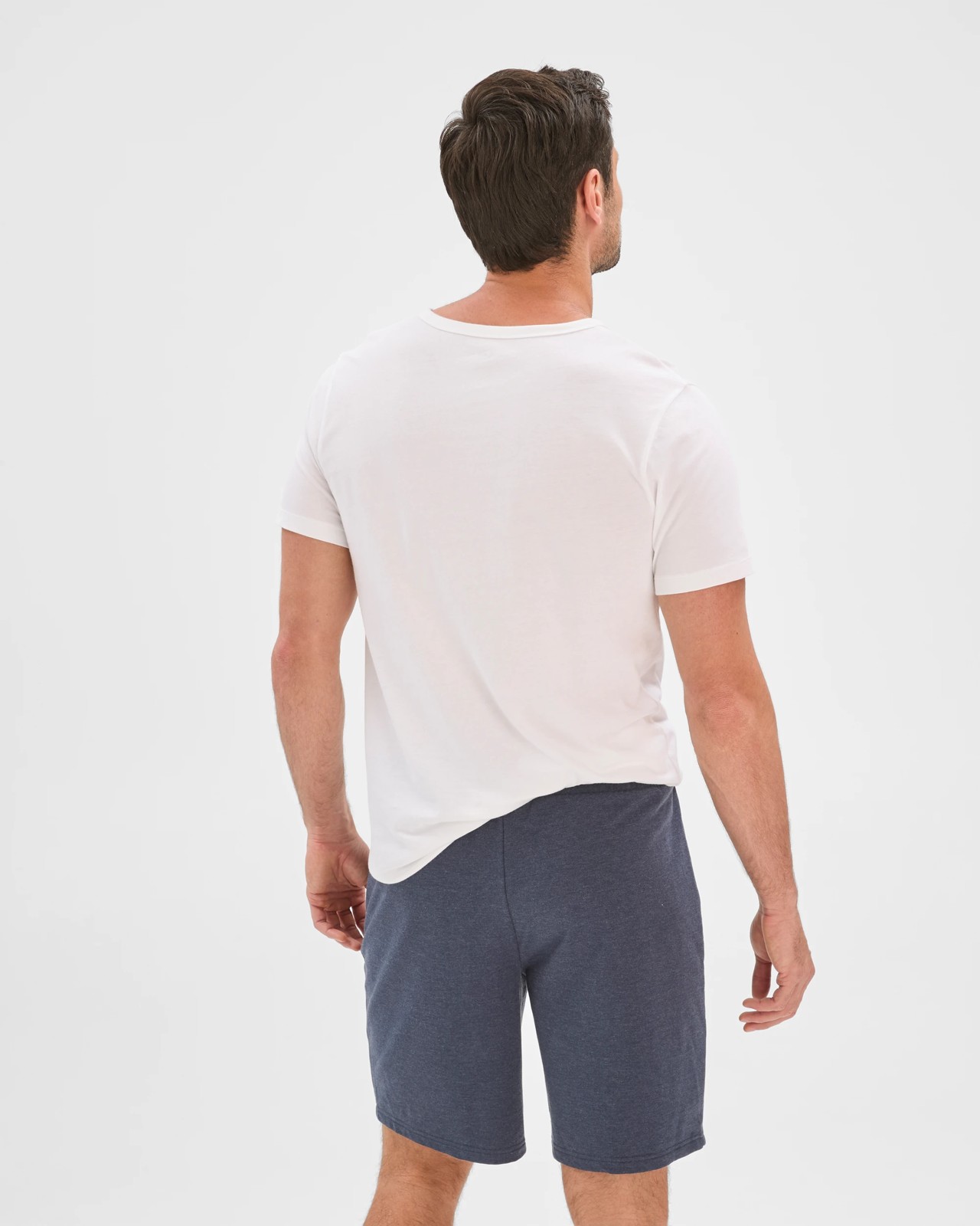 Maxx Lightweight Terry Sleep Shorts - Navy 6 of 6