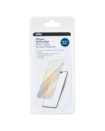 iPhone 16 Pro Max Mirror Glass Screen Protector - Anko