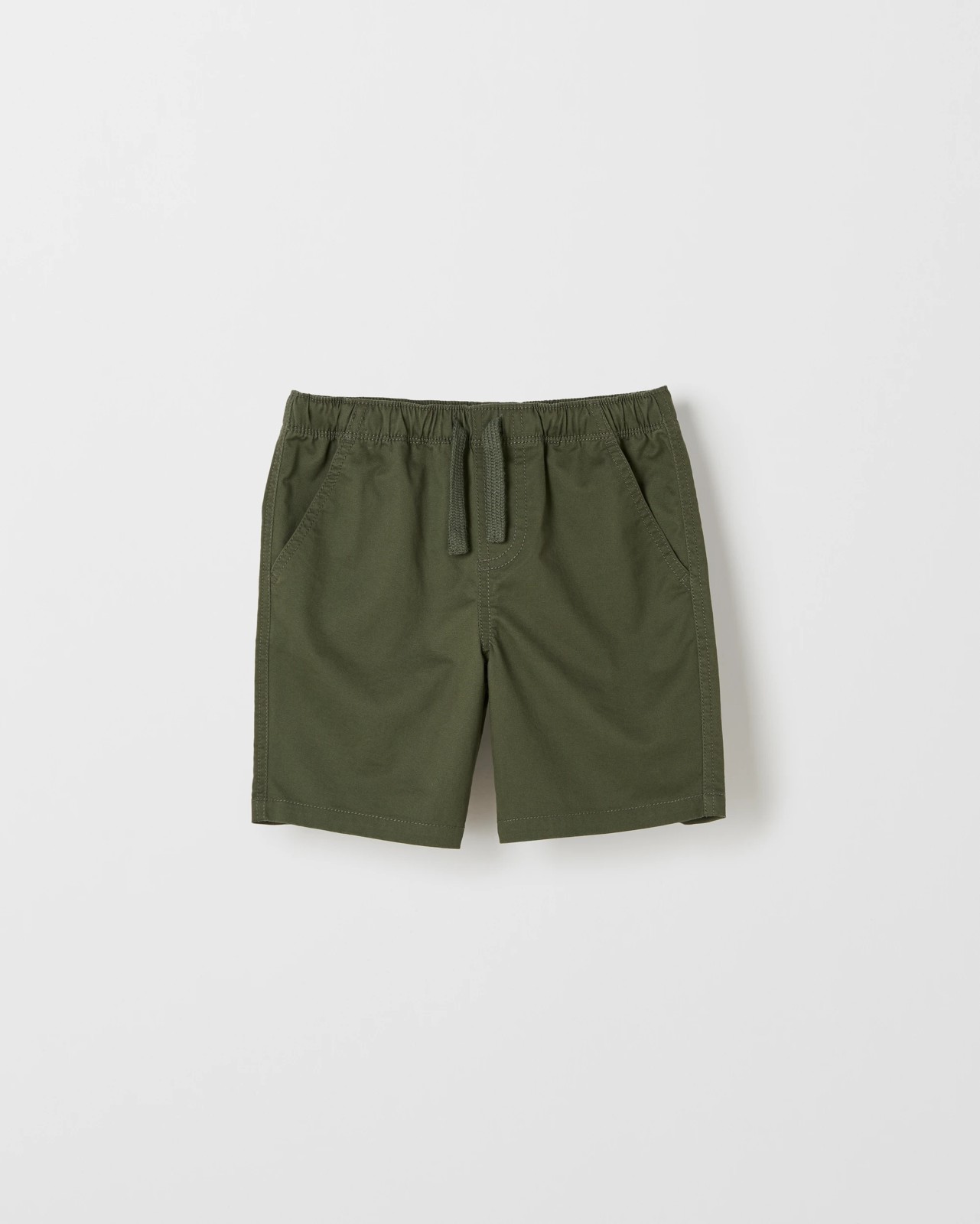 Pull On Woven Shorts - Khaki 4 of 6
