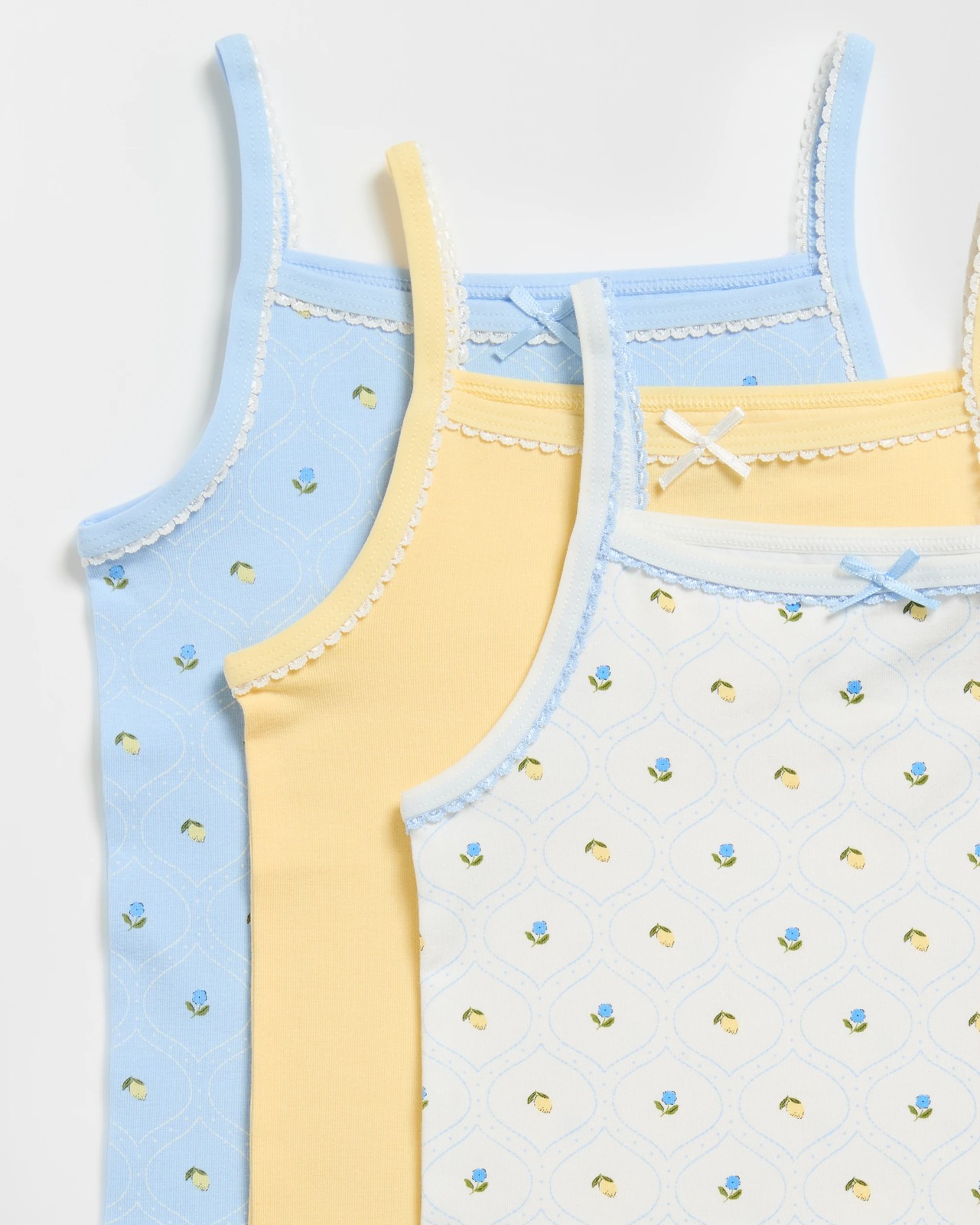 Maxx Bamboo 3 Pack Girls Vests 2 of 2