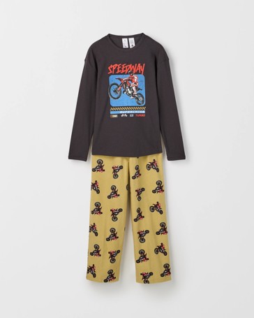 Australian Cotton Older Boys Flannel Pyjama Set