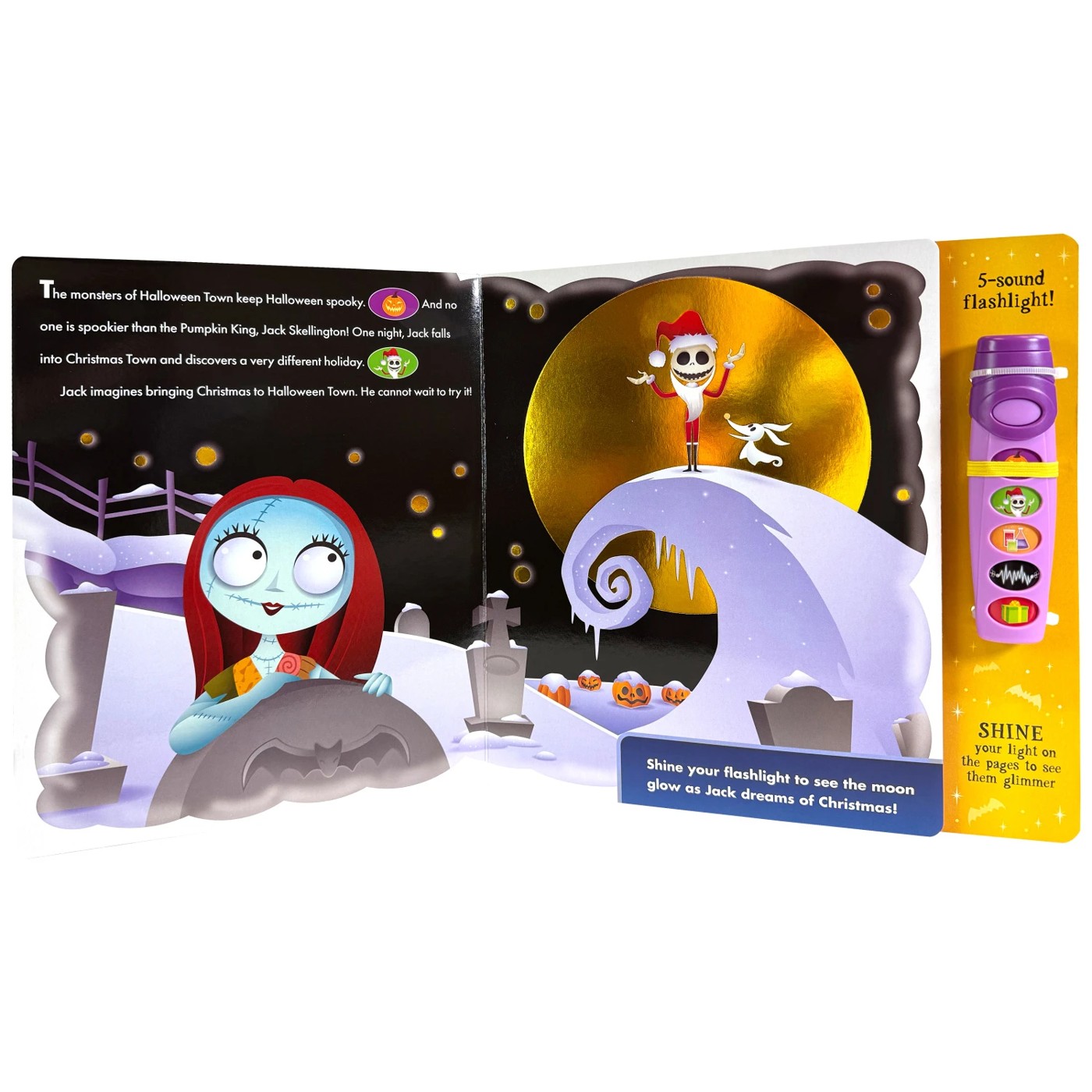 Disney: Tim Burton's The Nightmare Before Christmas Light Up the Night - Book 3 of 4