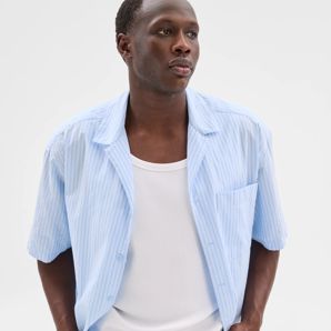 Australian Cotton Stripe Venice Shirt - Commons thumbnail 2