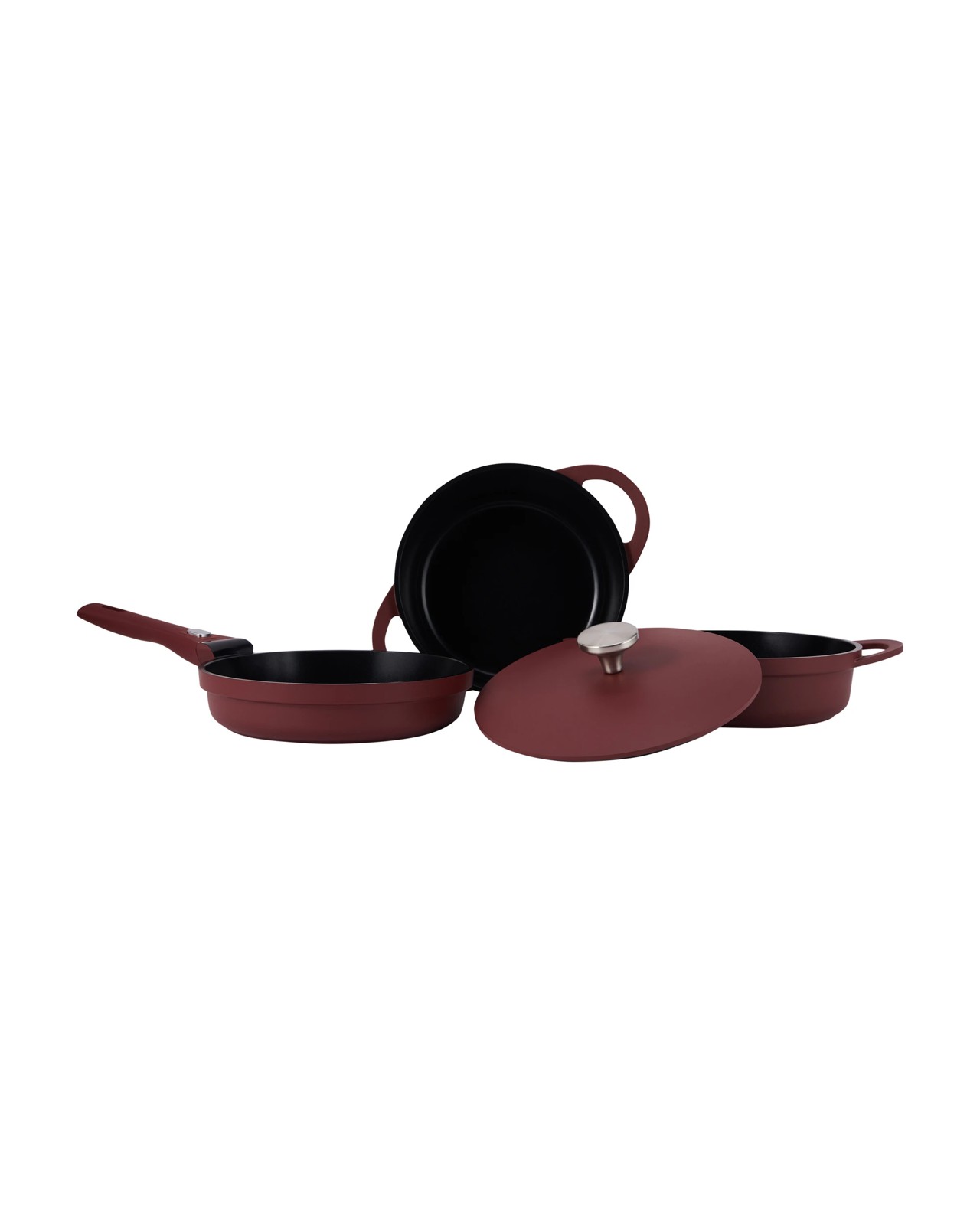Anko 3 Piece Cast Aluminium Cookware Set - Port 2 of 6