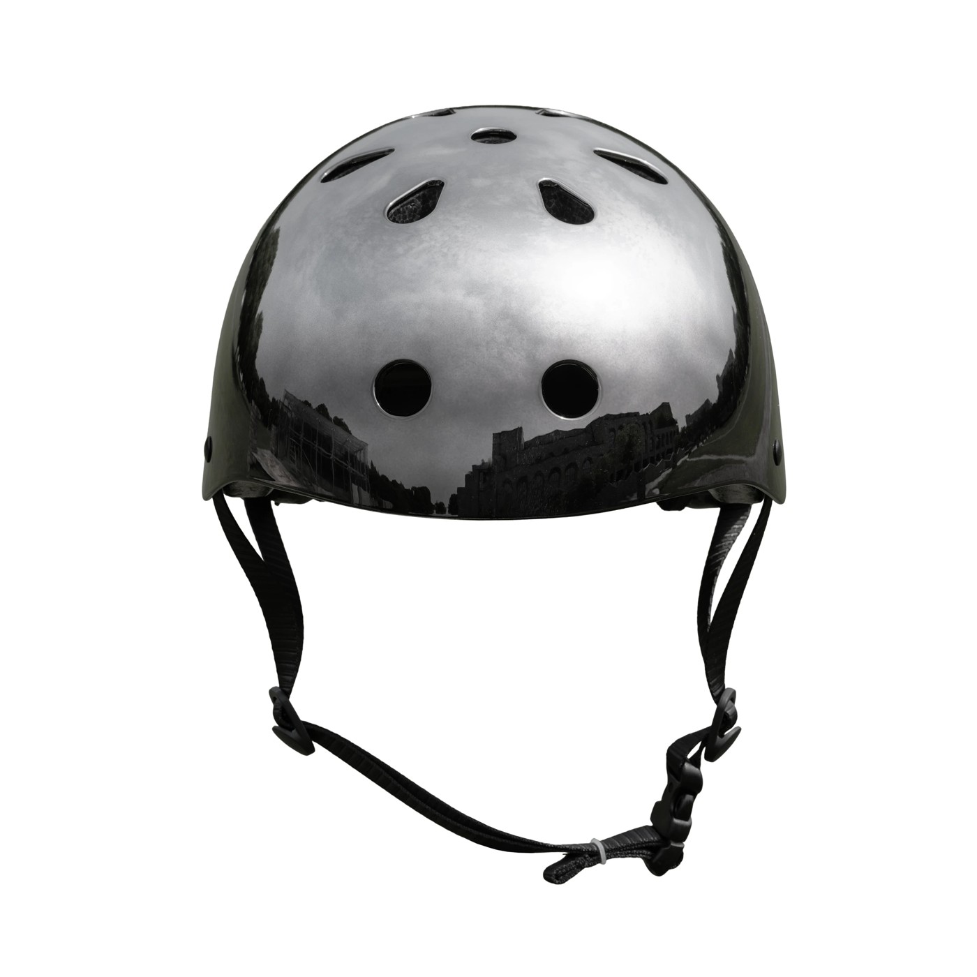 Anko Black/Chrome Multi Sport Helmet 4 of 5