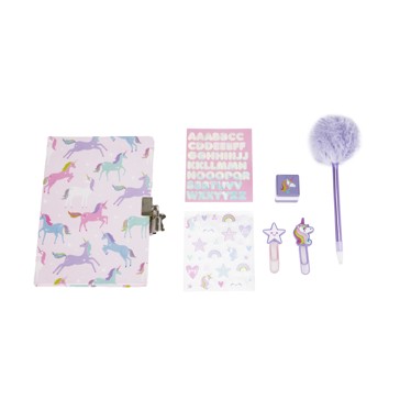 7 Piece Journal Set, Unicorn - Anko