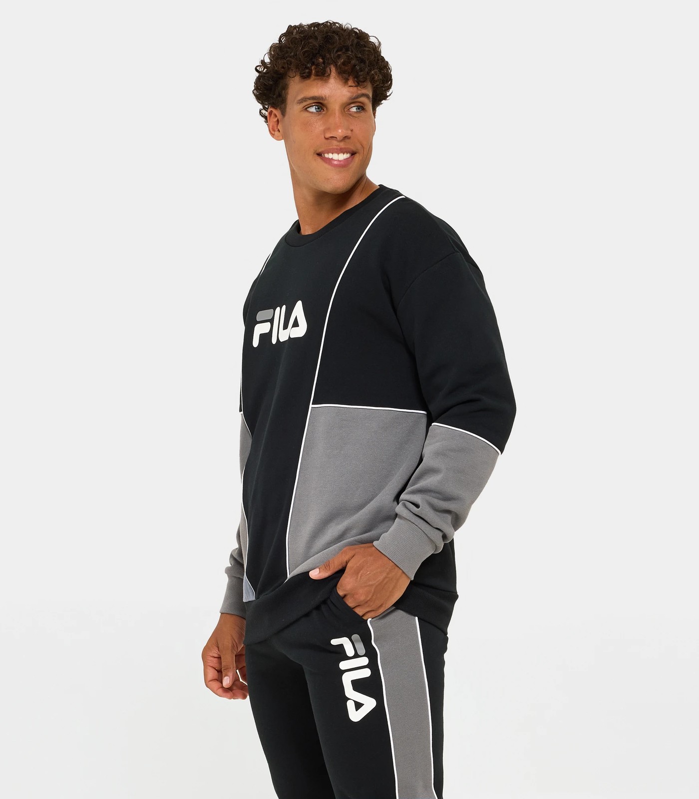 Fila Oak Spliced Crew Jumper | Target Australia