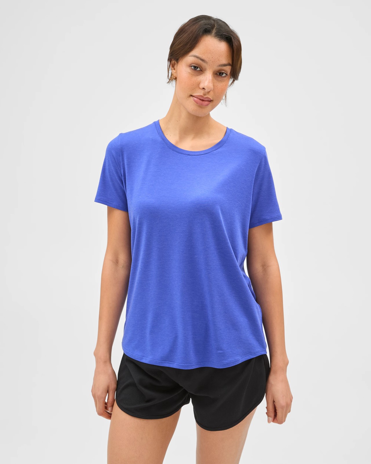 Active Twist Back Running T-Shirt - Lapis 2 of 5