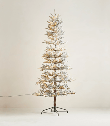 Frosted Alpine Pre-Lit Christmas Tree - 7ft (T18)